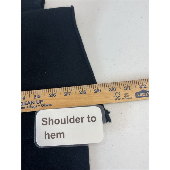 Neiman Marcus 100% Cashmere Black Sequined cuff Cardigan Size S Open festive - Picture 8 of 9